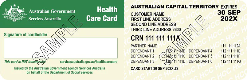 Health Care Card